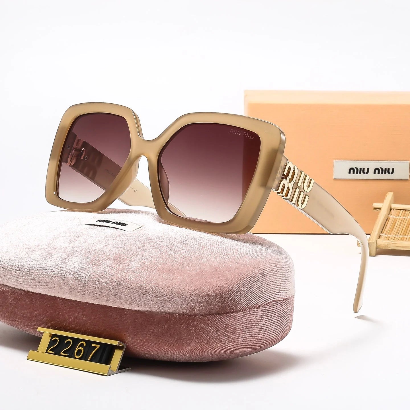 Fashion hot 6 color sunglasses 2267